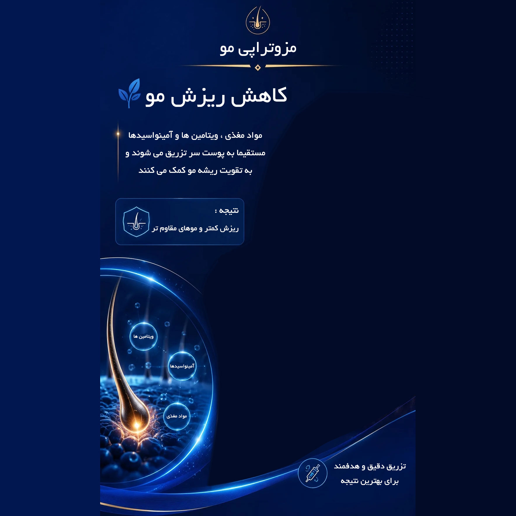 آیا مزوتراپی مو باعث کاهش ریزش مو می شود ؟
